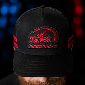 Fuel The Chaos Racing Trucker Hat – Blackout Edition
